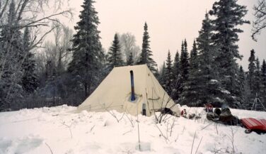 Hot Tent in the snow